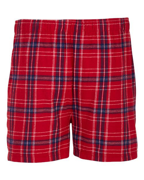 Boxercraft Double Brushed Flannel Boxers BM6701 - Brick Red Kingston