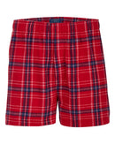 Boxercraft Double Brushed Flannel Boxers BM6701 - Brick Red Kingston