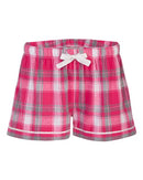 Boxercraft Women's Flannel Shorts BW6501 - Pink Sophia Plaid
