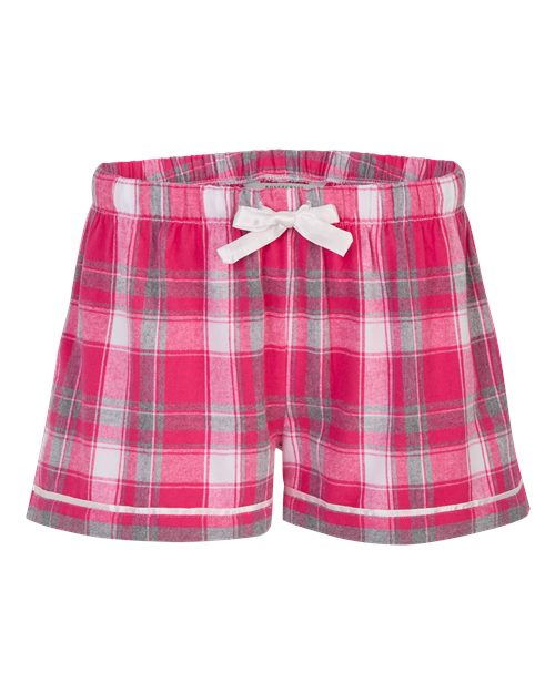 Boxercraft Women's Flannel Shorts BW6501 - Pink Sophia Plaid