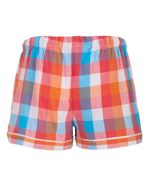 Boxercraft Women's Flannel Shorts BW6501 - Paradise Buffalo Check