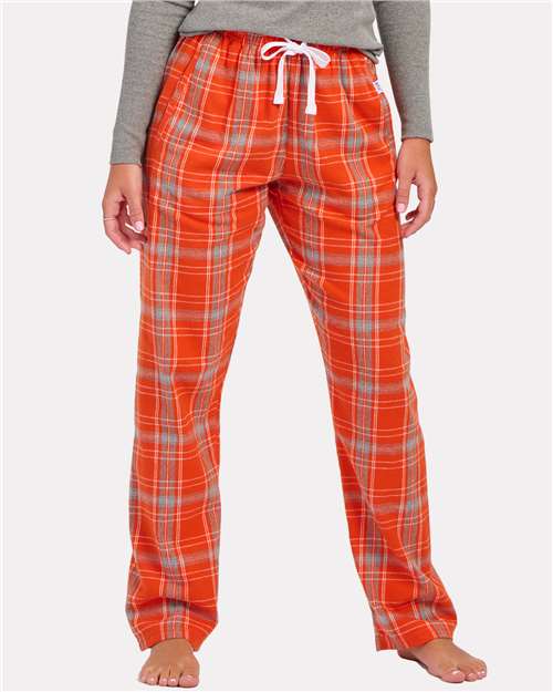 Boxercraft Women's Haley Flannel Pants BW6620 - Burnt Orange Kingston