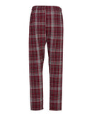 Boxercraft Women's Haley Flannel Pants BW6620 - Maroon Plaid