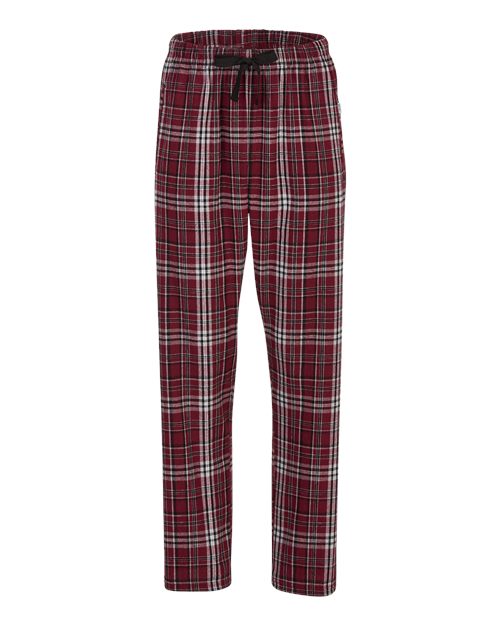 Boxercraft Women's Haley Flannel Pants BW6620 - Maroon Plaid