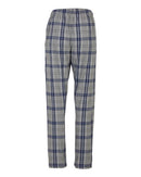 Boxercraft Women's Haley Flannel Pants BW6620 - Oxford Heather/ Navy Kingston