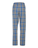 Boxercraft Women's Haley Flannel Pants BW6620 - Oxford Heather/ Royal Kingston