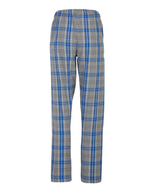 Boxercraft Women's Haley Flannel Pants BW6620 - Oxford Heather/ Royal Kingston