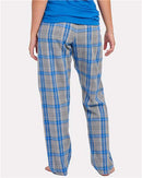 Boxercraft Women's Haley Flannel Pants BW6620 - Oxford Heather/ Royal Kingston