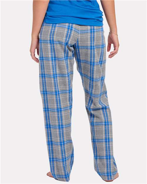 Boxercraft Women's Haley Flannel Pants BW6620 - Oxford Heather/ Royal Kingston