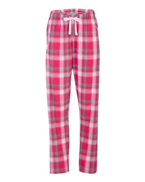 Boxercraft Women's Haley Flannel Pants BW6620 - Pink Sophia Plaid