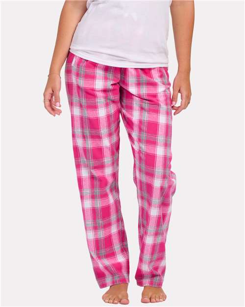 Boxercraft Women's Haley Flannel Pants BW6620 - Pink Sophia Plaid