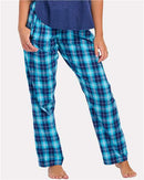 Boxercraft Women's Haley Flannel Pants BW6620 - Snow Plaid