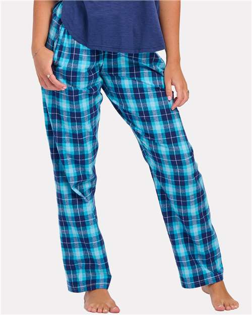 Boxercraft Women's Haley Flannel Pants BW6620 - Snow Plaid