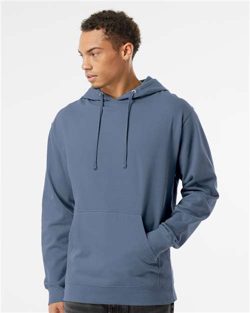 Independent Trading Co. Midweight Hooded Sweatshirt SS4500 - Storm Blue