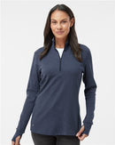 Adidas Women's 3-Stripes Quarter-Zip Sweater A555