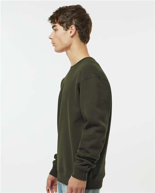 Independent Trading Co. Heavyweight Crewneck Sweatshirt IND3000 - Army
