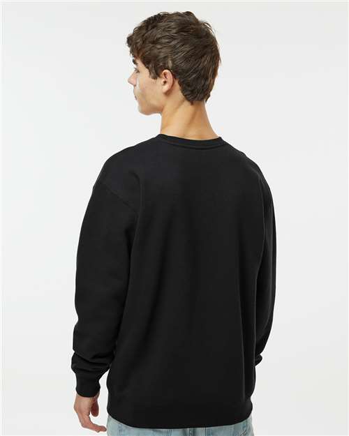 Independent Trading Co. Heavyweight Crewneck Sweatshirt IND3000 - Black