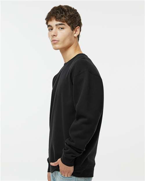 Independent Trading Co. Heavyweight Crewneck Sweatshirt IND3000 - Black