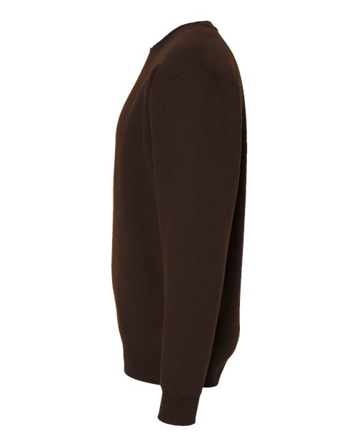 Independent Trading Co. Heavyweight Crewneck Sweatshirt IND3000 - Brown