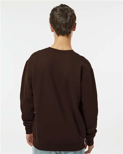 Independent Trading Co. Heavyweight Crewneck Sweatshirt IND3000 - Brown