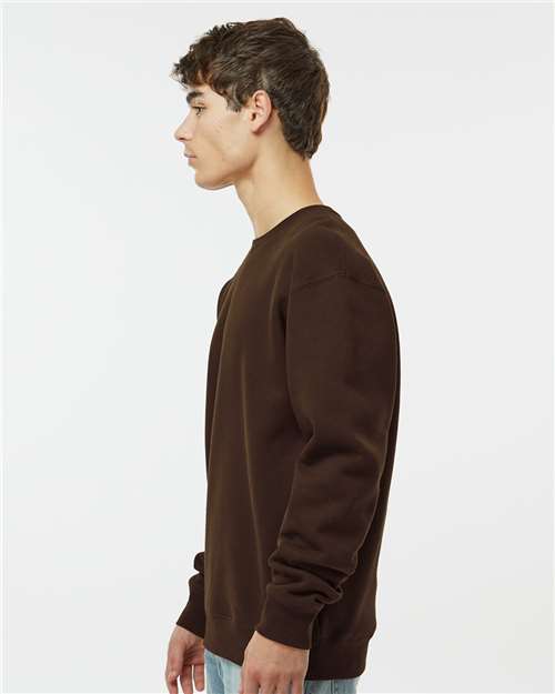 Independent Trading Co. Heavyweight Crewneck Sweatshirt IND3000 - Brown