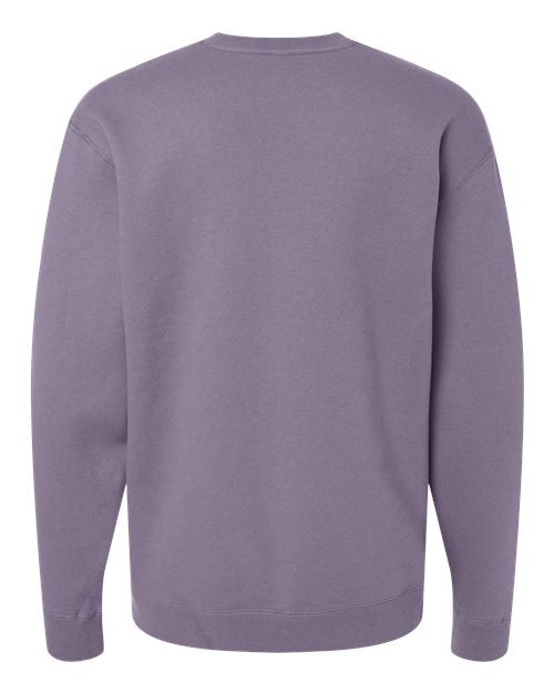 Independent Trading Co. Heavyweight Crewneck Sweatshirt IND3000 - Plum