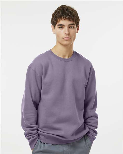Independent Trading Co. Heavyweight Crewneck Sweatshirt IND3000 - Plum