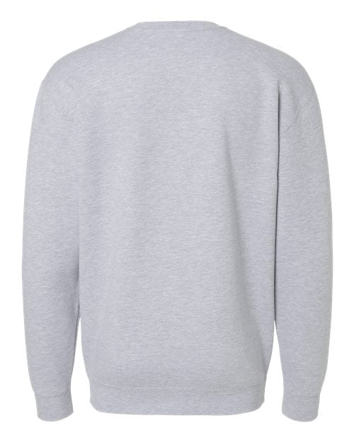 Independent Trading Co. Heavyweight Crewneck Sweatshirt IND3000 - Grey Heather