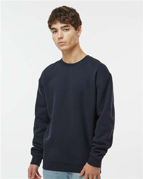 Independent Trading Co. Heavyweight Crewneck Sweatshirt IND3000 - Navy