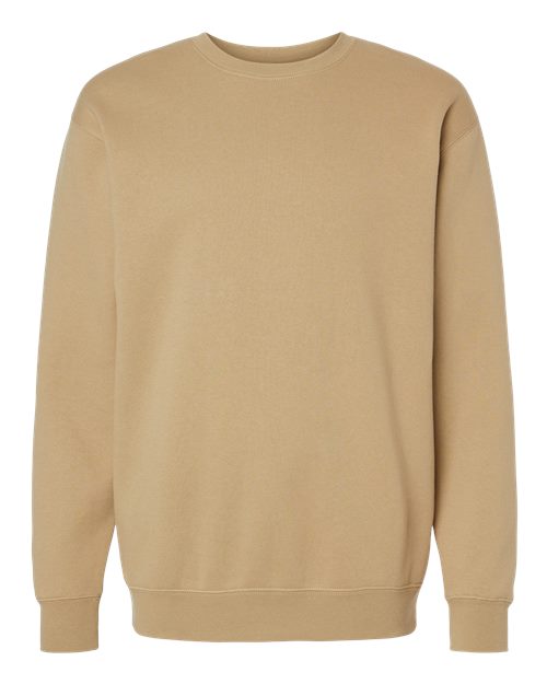 Independent Trading Co. Heavyweight Crewneck Sweatshirt IND3000 - Sandstone