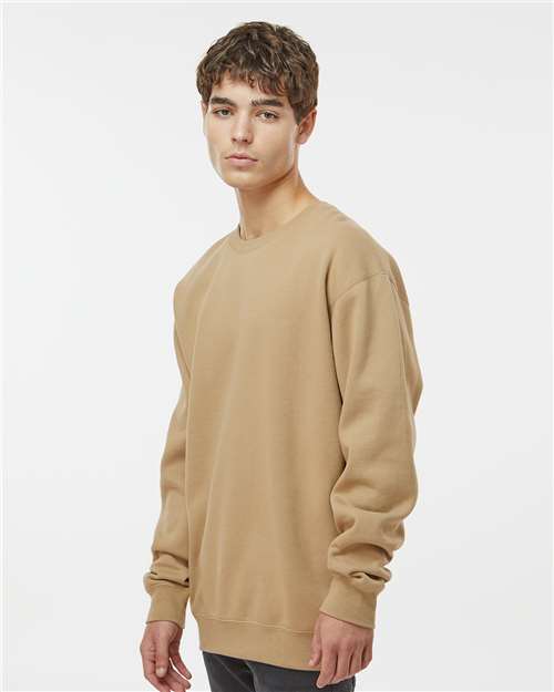 Independent Trading Co. Heavyweight Crewneck Sweatshirt IND3000 - Sandstone