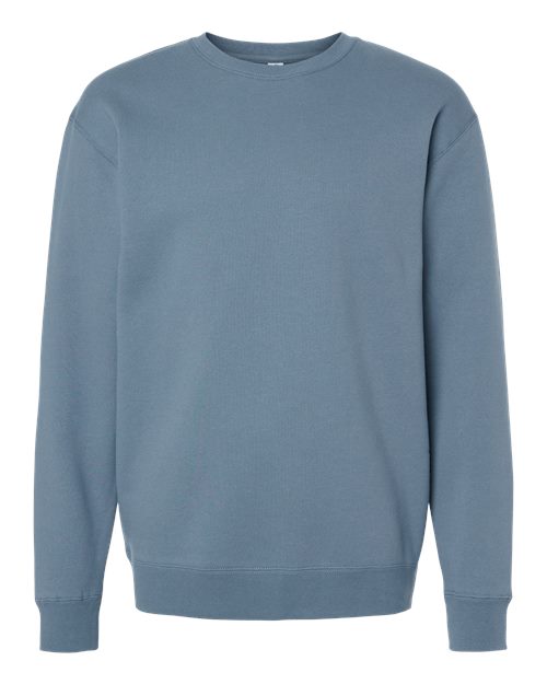 Independent Trading Co. Heavyweight Crewneck Sweatshirt IND3000 - Storm Blue