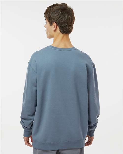 Independent Trading Co. Heavyweight Crewneck Sweatshirt IND3000 - Storm Blue