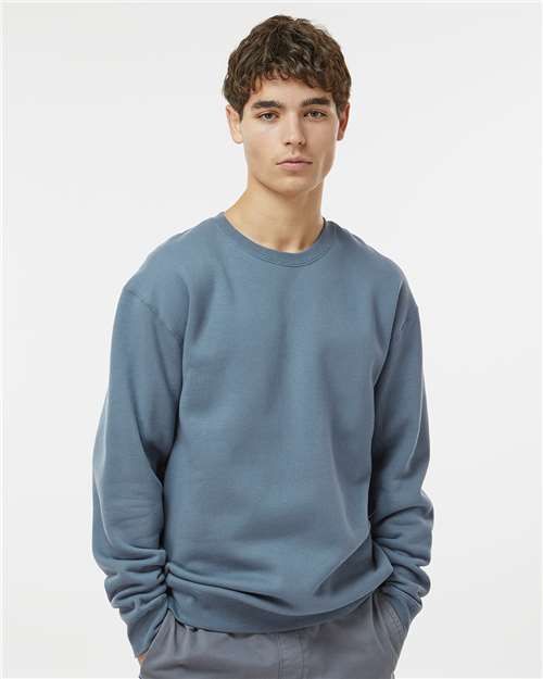 Independent Trading Co. Heavyweight Crewneck Sweatshirt IND3000 - Storm Blue