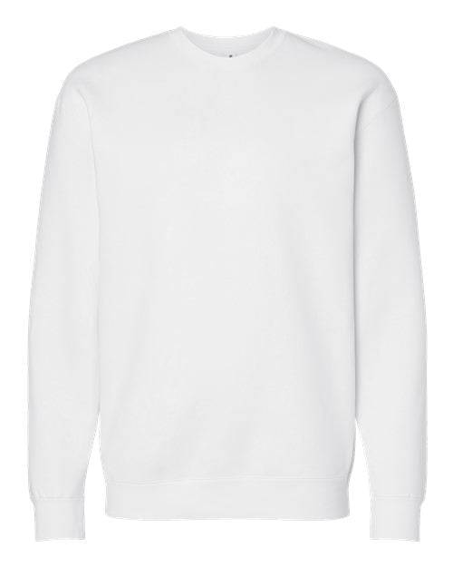 Independent Trading Co. Heavyweight Crewneck Sweatshirt IND3000 - White