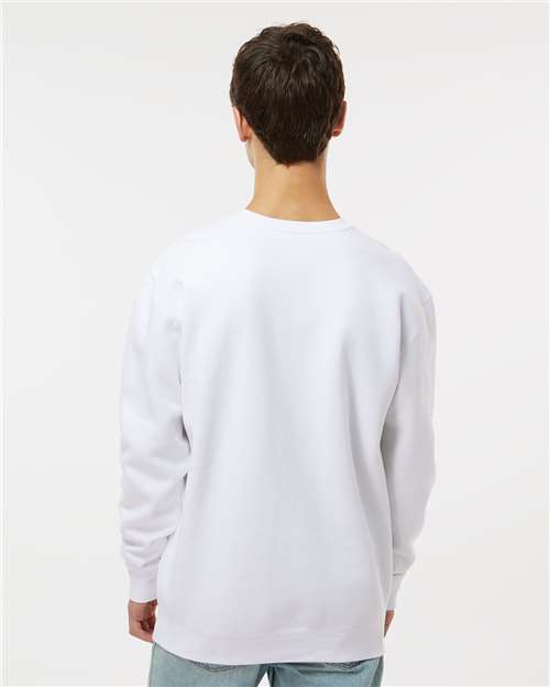 Independent Trading Co. Heavyweight Crewneck Sweatshirt IND3000 - White