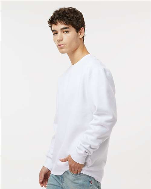 Independent Trading Co. Heavyweight Crewneck Sweatshirt IND3000 - White