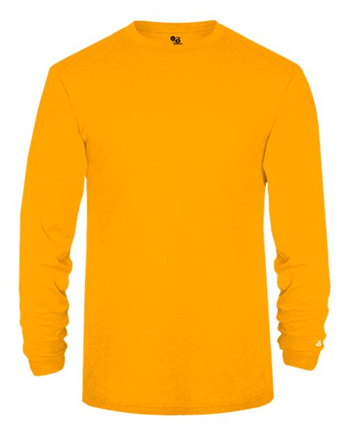 Badger Youth Triblend Long Sleeve T-Shirt 2944 - Gold Heather