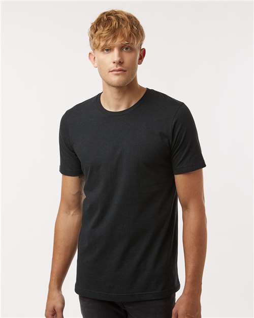 Tultex Combed CVC T-Shirt 602CVC - Heather Black