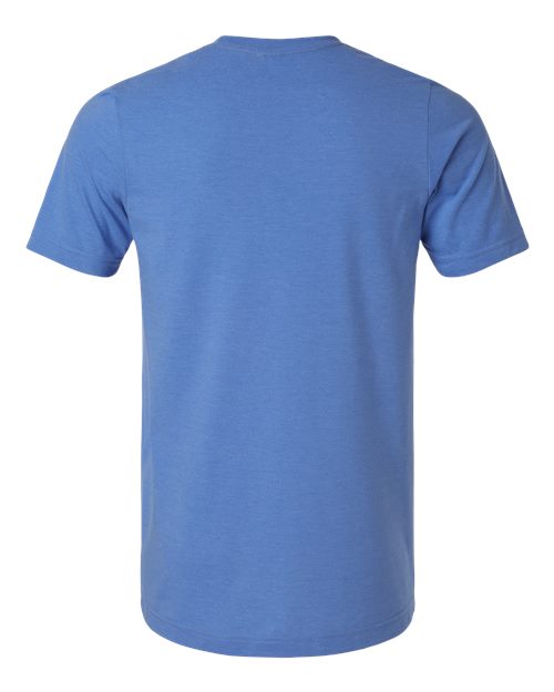 Tultex Combed CVC T-Shirt 602CVC - Heather Columbia Blue