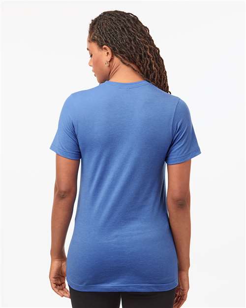 Tultex Combed CVC T-Shirt 602CVC - Heather Columbia Blue