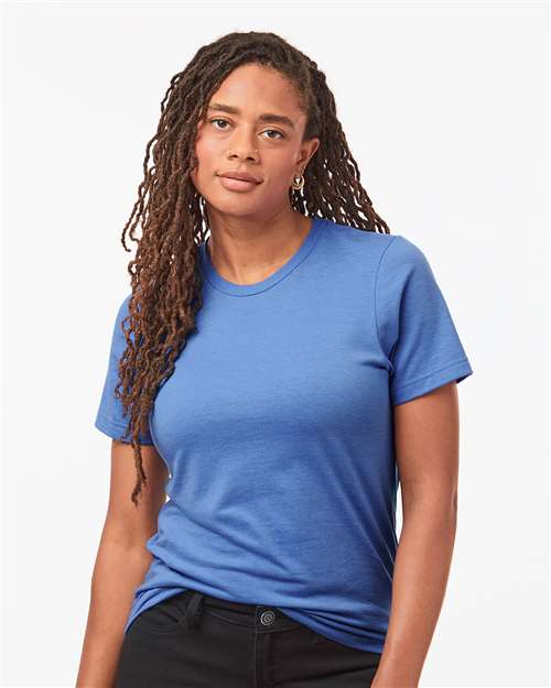 Tultex Combed CVC T-Shirt 602CVC - Heather Columbia Blue