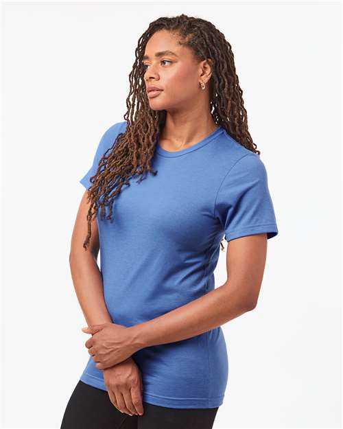 Tultex Combed CVC T-Shirt 602CVC - Heather Columbia Blue