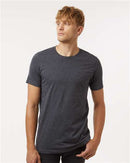 Tultex Combed CVC T-Shirt 602CVC - Heather Dark Grey