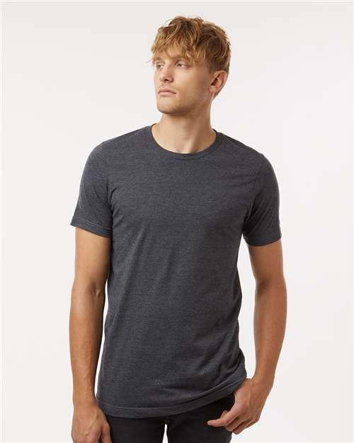 Tultex Combed CVC T-Shirt 602CVC - Heather Dark Grey