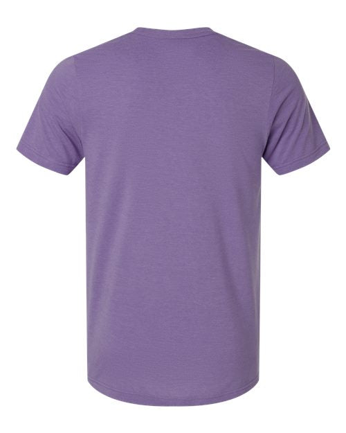 Tultex Combed CVC T-Shirt 602CVC - Heather Deep Purple
