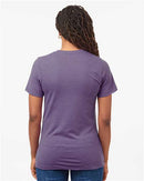 Tultex Combed CVC T-Shirt 602CVC - Heather Deep Purple