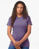 Tultex Combed CVC T-Shirt 602CVC - Heather Deep Purple