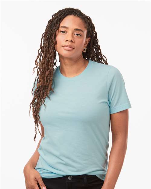 Tultex Combed CVC T-Shirt 602CVC - Heather Ice Blue