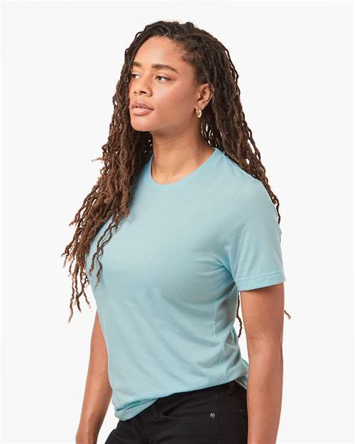 Tultex Combed CVC T-Shirt 602CVC - Heather Ice Blue